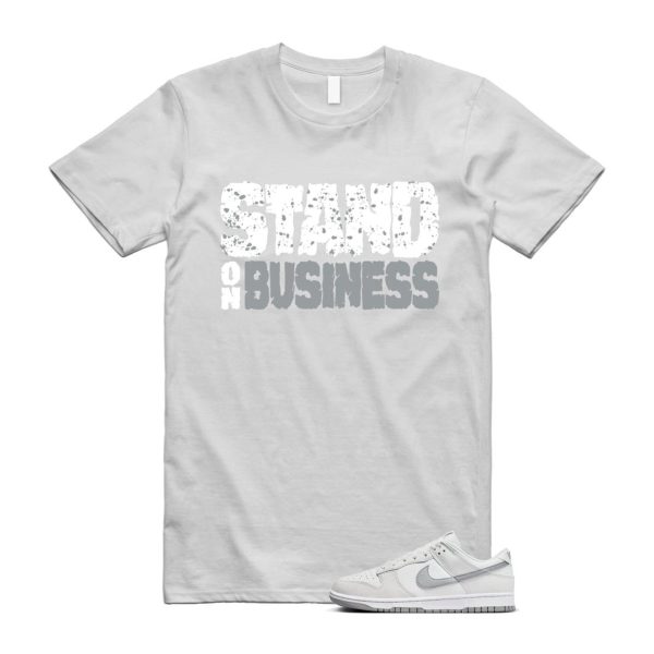 Dunk Summit White Light Smoke Grey Platinum Tint Low Retro T Shirt Match SOB Jezsport.com