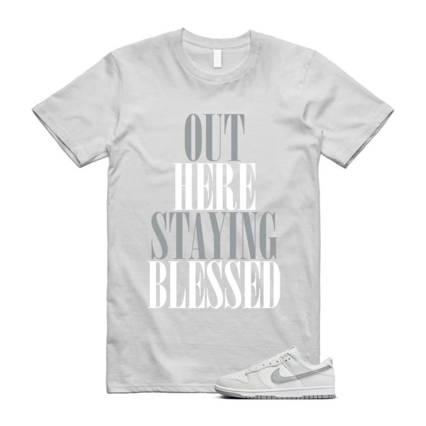 Dunk Summit White Light Smoke Grey Platinum Tint Low Retro T Shirt Match STAYBLS Jezsport.com