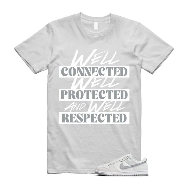 Dunk Summit White Light Smoke Grey Platinum Tint Low Retro T Shirt Match WELL Jezsport.com