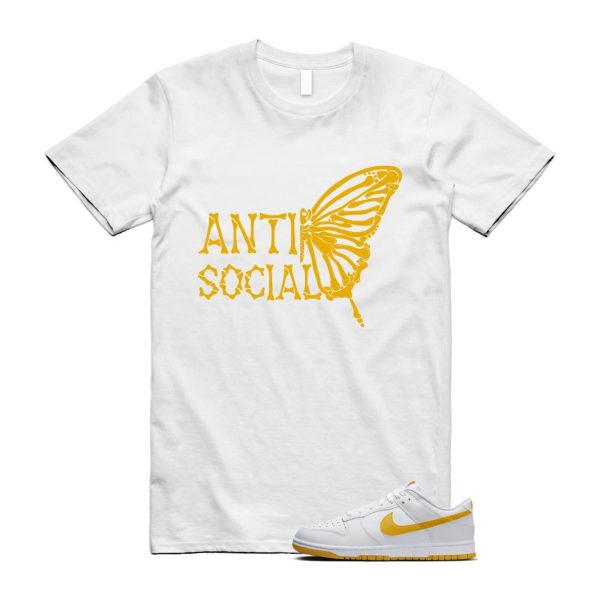 Dunk White University Gold Low T Shirt Match ASB Jezsport.com