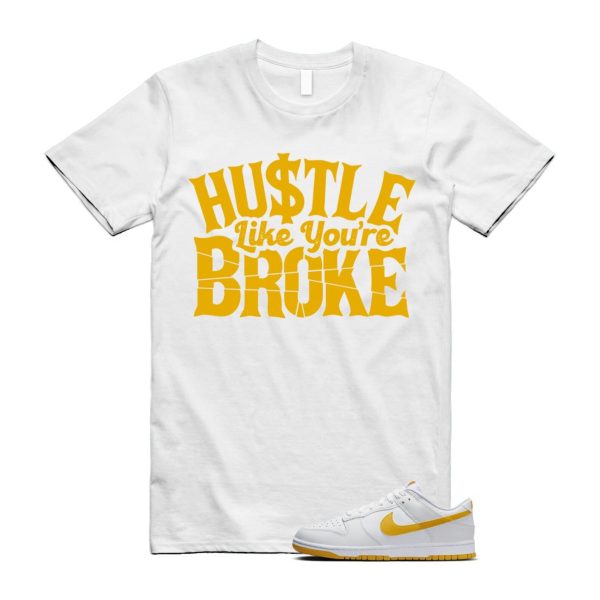 Dunk White University Gold Low T Shirt Match BROKE Jezsport.com