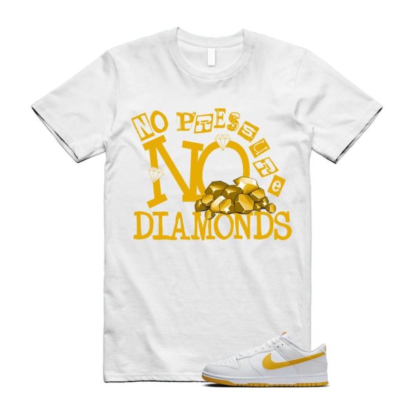 Dunk White University Gold Low T Shirt Match DIAMOND Jezsport.com