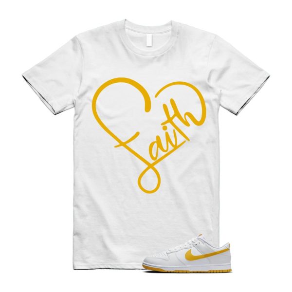 Dunk White University Gold Low T Shirt Match FAITH Jezsport.com