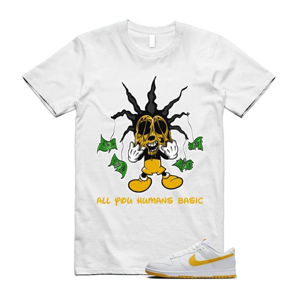 Dunk White University Gold Low T Shirt Match HOOK Jezsport.com