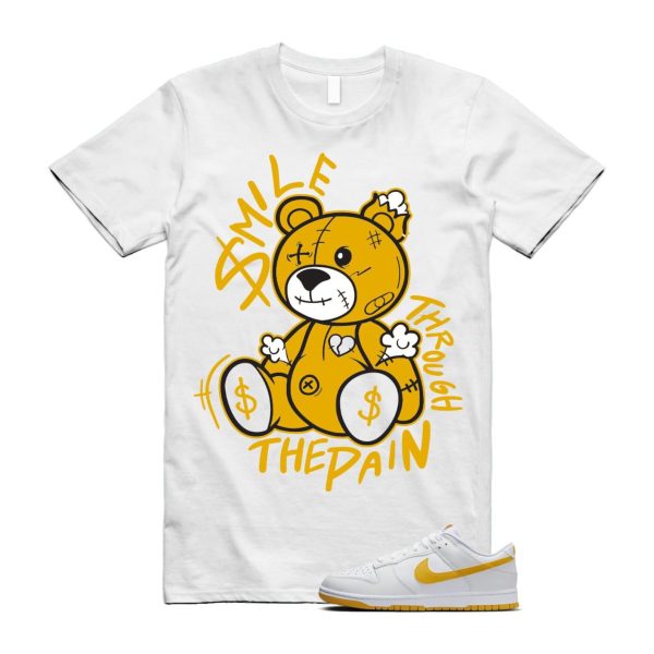 Dunk White University Gold Low T Shirt Match SM2 Jezsport.com