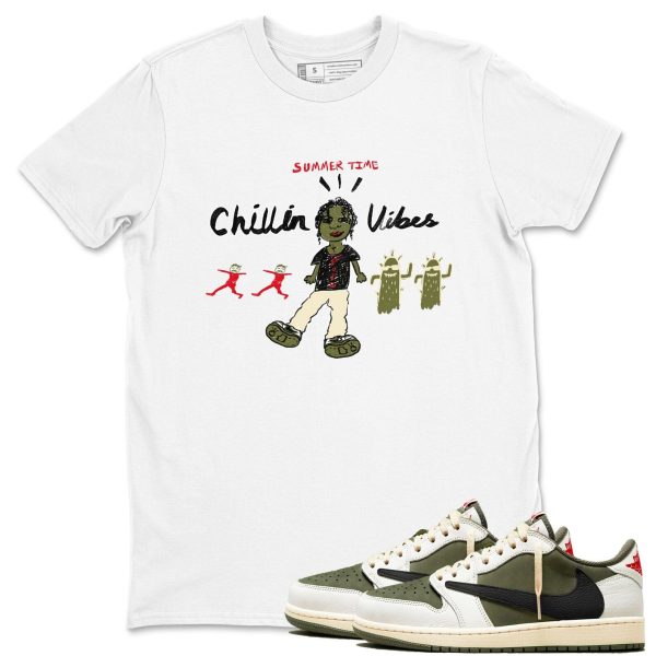 Chillin Vibes Unisex T Shirts To Match Jordan 1s Travis Medium Olive Jezsport.com