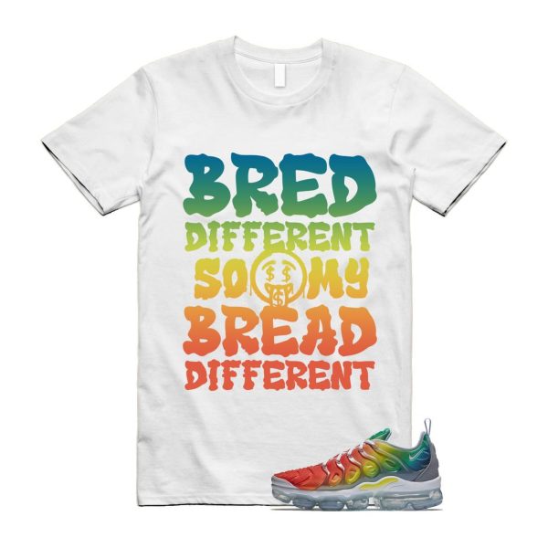 VaporMax Rainbow Air Plus White Neptune Blue Dynamic Yellow T Shirt Match BDBD Jezsport.com