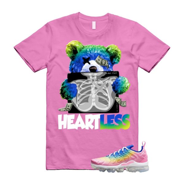 VaporMax Rainbow Air Plus Pink Spell Spring Green Racer Blue Citron Pulse T Shirt Match HEART Jezsport.com