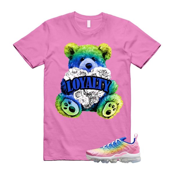 VaporMax Rainbow Air Plus Pink Spell Spring Green Racer Blue Citron Pulse T Shirt Match LYLTY Jezsport.com