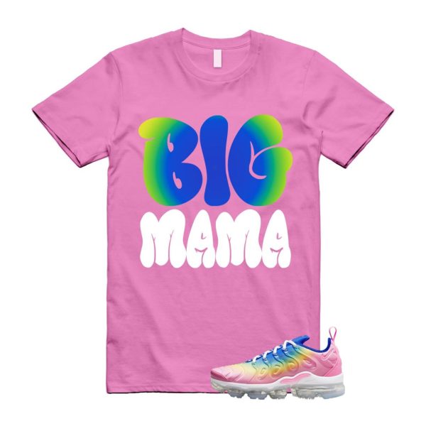 VaporMax Rainbow Air Plus Pink Spell Spring Green Racer Blue Citron Pulse T Shirt Match MAMA Jezsport.com