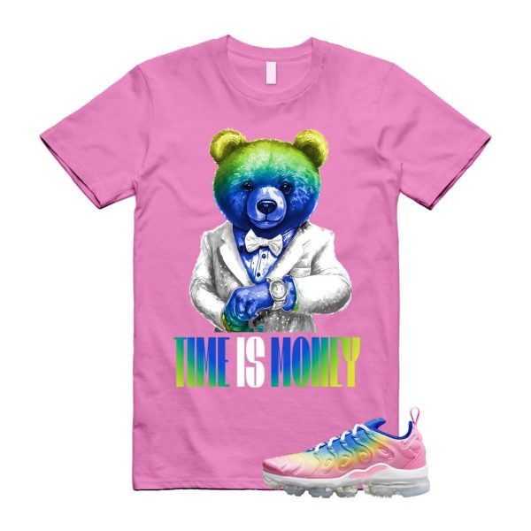 VaporMax Rainbow Air Plus Pink Spell Spring Green Racer Blue Citron Pulse T Shirt Match TIM Jezsport.com