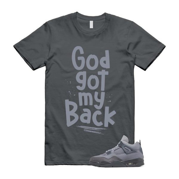 4 Wet Cement Smoke Iron Grey Retro SE T Shirt Match GOD Jezsport.com