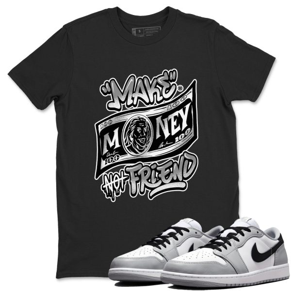 Make Money Not Friends 1 Retro Wolf Grey Matching Jordan Shirt Jezsport.com