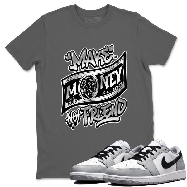 Make Money Not Friends 1 Retro Wolf Grey Matching Jordan Shirt Jezsport.com