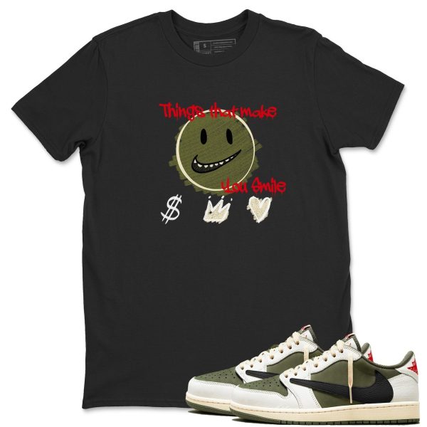 Things That Make You Smile 1s Travis Medium Olive Matching Jordan Shirt Jezsport.com