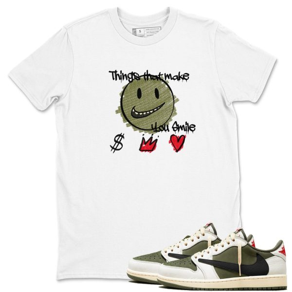 Things That Make You Smile 1s Travis Medium Olive Matching Jordan Shirt Jezsport.com