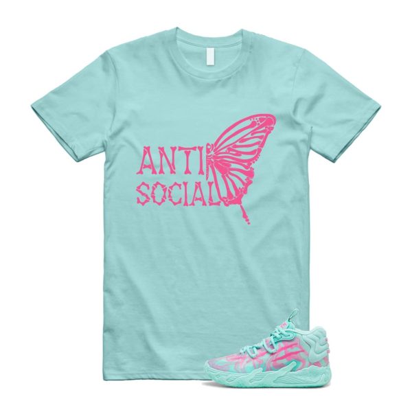 Miami LaMelo Ball MB.03 Teal Pink T Shirt Match ASB Jezsport.com