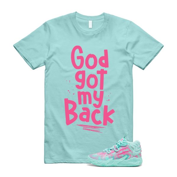 Miami LaMelo Ball MB.03 Teal Pink T Shirt Match GOD Jezsport.com