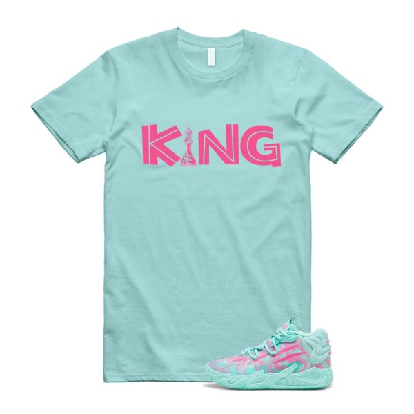 Miami LaMelo Ball MB.03 Teal Pink T Shirt Match KING Jezsport.com