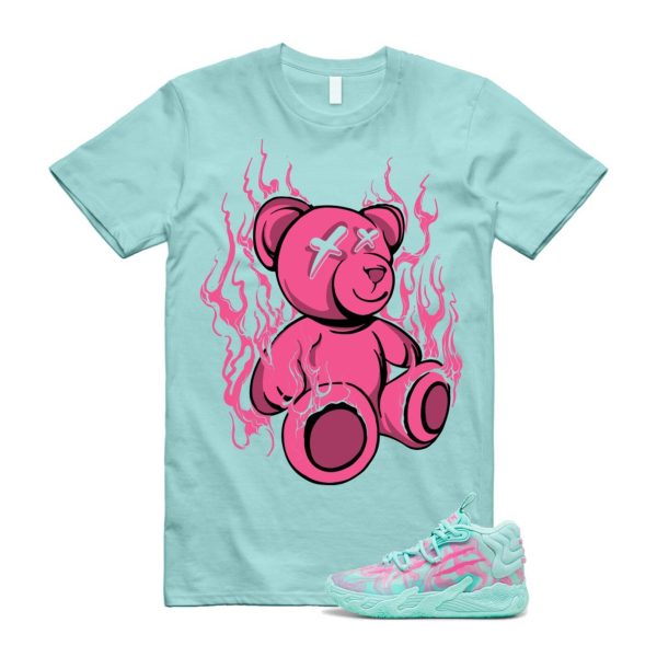 Miami LaMelo Ball MB.03 Teal Pink T Shirt Match LIT Jezsport.com