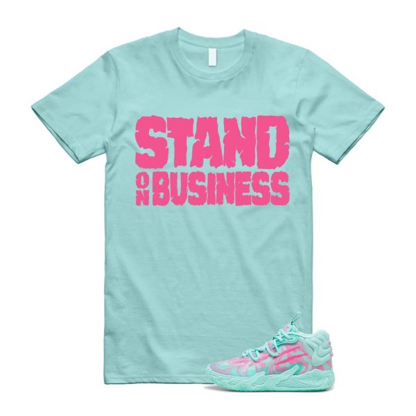 Miami LaMelo Ball MB.03 Teal Pink T Shirt Match SOB Jezsport.com