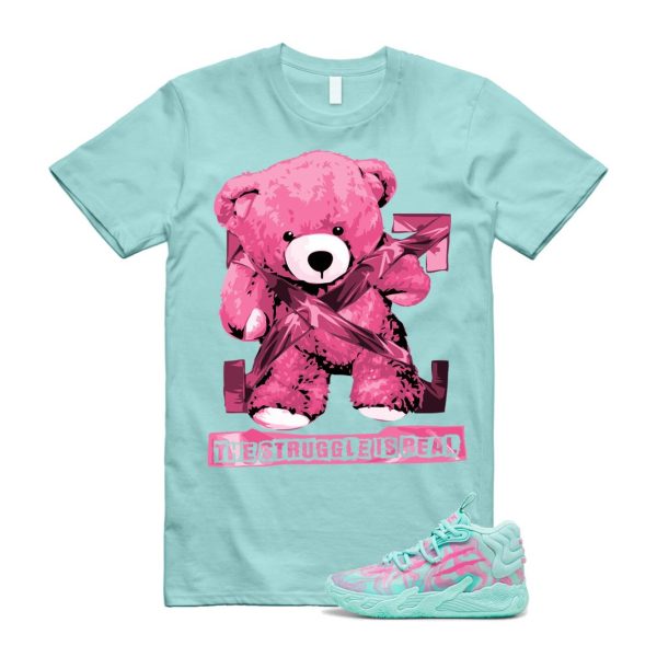 Miami LaMelo Ball MB.03 Teal Pink T Shirt Match STRUG Jezsport.com