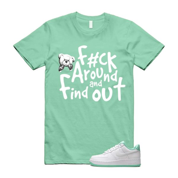 Air Force 1 Mint Foam Green Low White T Shirt Match FCK Jezsport.com