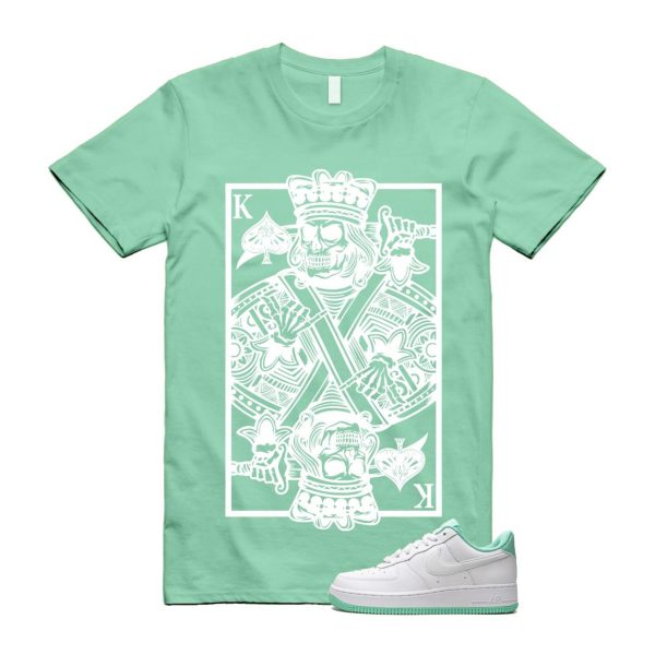 Air Force 1 Mint Foam Green Low White T Shirt Match KC Jezsport.com