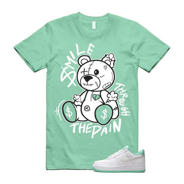 Air Force 1 Mint Foam Green Low White T Shirt Match SM2 Jezsport.com