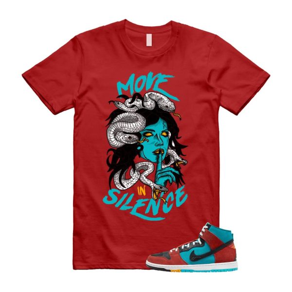 Di'orr Greenwood Navajo Arts Turquoise Blue Black Rugged Orange SB Dunk High T Shirt Match MIS Jezsport.com