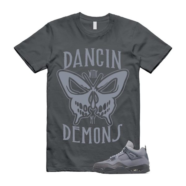 4 Wet Cement Smoke Iron Grey Retro SE T Shirt Match DANCIN Jezsport.com