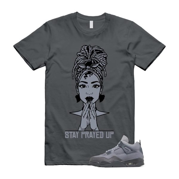 4 Wet Cement Smoke Iron Grey Retro SE T Shirt Match PRAY Jezsport.com