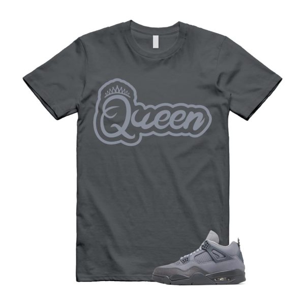 4 Wet Cement Smoke Iron Grey Retro SE T Shirt Match Q2 Jezsport.com