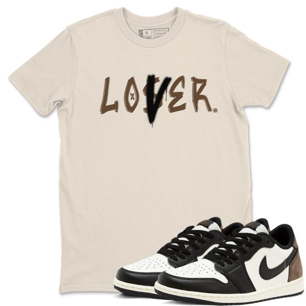 Loser Lover Sneaker T Shirt Unisex Cotton Sneaker T Shirt To Match Retro 1 Low Mocha Jezsport.com