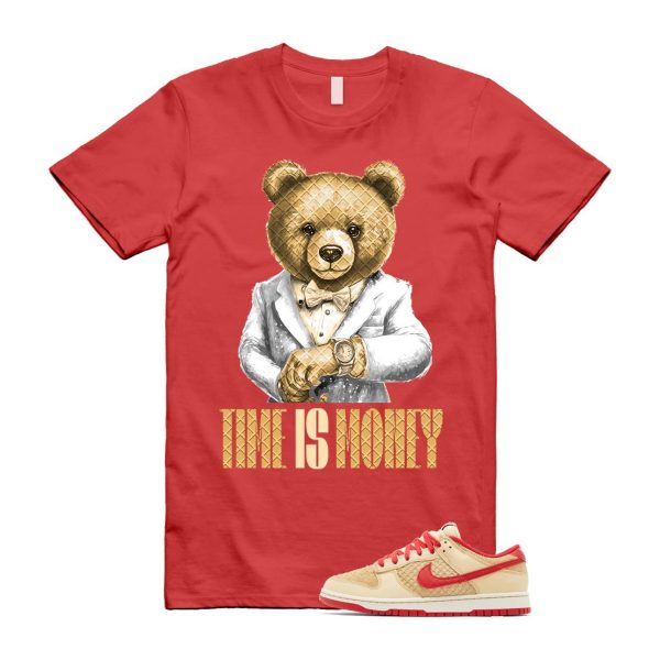 Dunk Strawberry Waffle Pale Vanilla University Red Sail Wheat Low Retro SE T Shirt Match TIM Jezsport.com