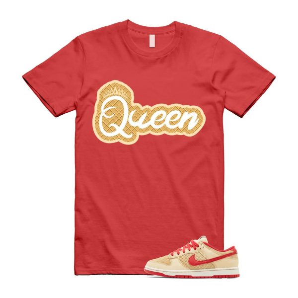 Dunk Strawberry Waffle Pale Vanilla University Red Sail Wheat Low Retro SE T Shirt Match Q2 Jezsport.com