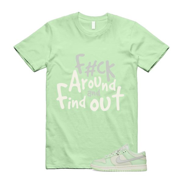 Dunk Sea Glass Low SE Next Nature Light Silver Vapor Green Sail T Shirt Match FCK2 Jezsport.com