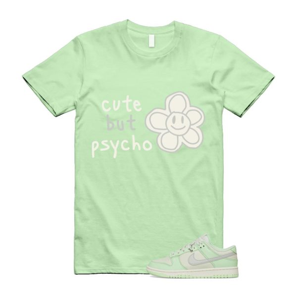 Dunk Sea Glass Low SE Next Nature Light Silver Vapor Green Sail T Shirt Match PSYCHO Jezsport.com