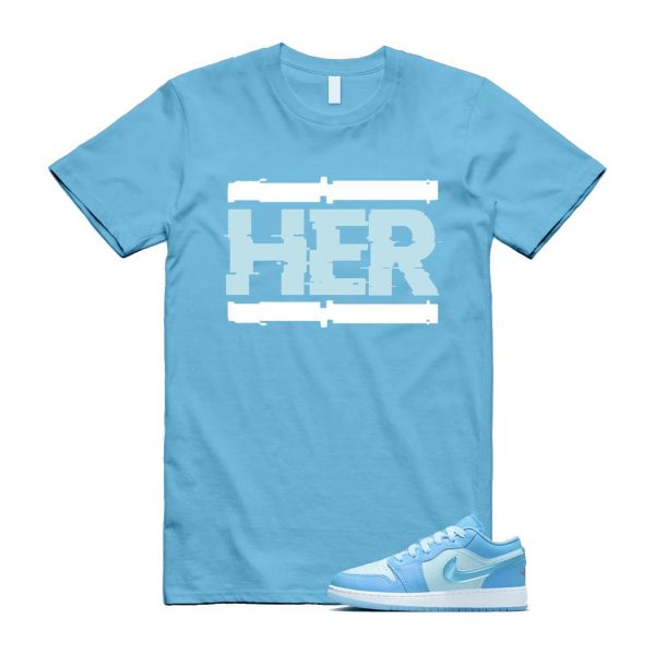 Aquarius Blue 1 Glacier Blue Hyper Violet Low SE T Shirt Match HER Jezsport.com