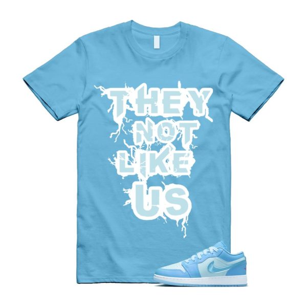 Aquarius Blue 1 Glacier Blue Hyper Violet Low SE T Shirt Match US Jezsport.com