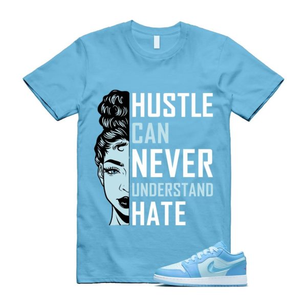 Aquarius Blue 1 Glacier Blue Hyper Violet Low SE T Shirt Match HUSTLE Jezsport.com