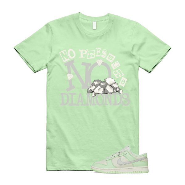 Dunk Sea Glass Low SE Next Nature Light Silver Vapor Green Sail T Shirt Match DIAMOND Jezsport.com