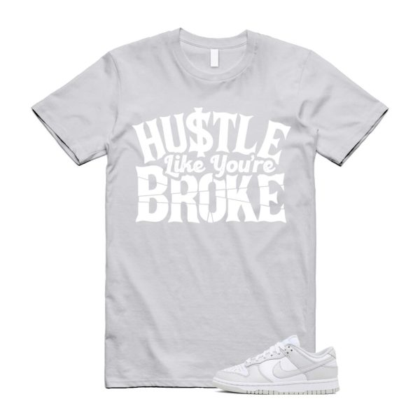 Dunk Photon Dust White Light Grey Low T Shirt Match BROKE Jezsport.com