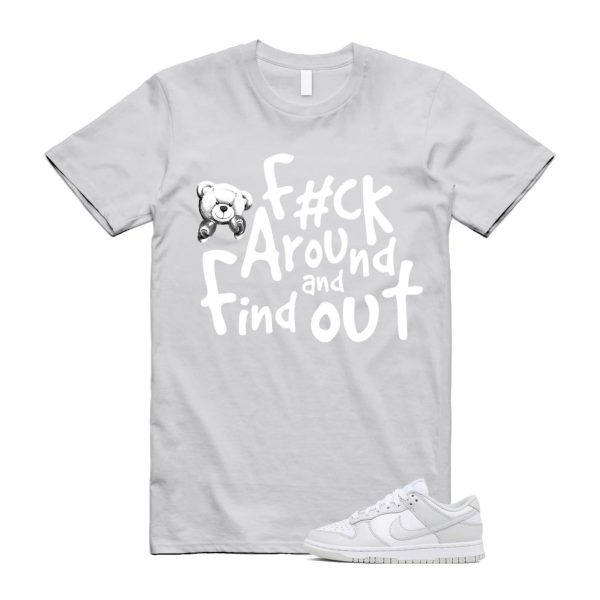 Dunk Photon Dust White Light Grey Low T Shirt Match FCK Jezsport.com