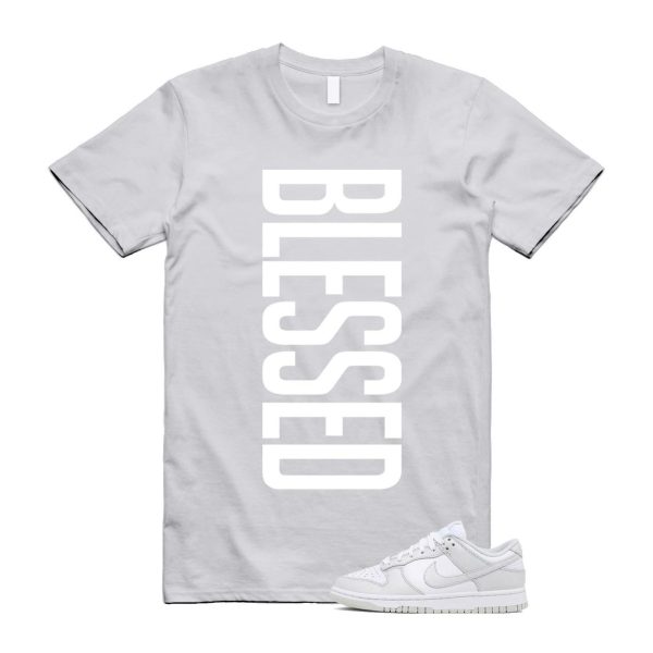 Dunk Photon Dust White Light Grey Low T Shirt Match VERTBLS Jezsport.com