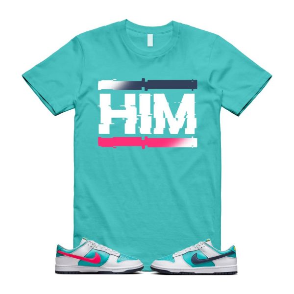 Dunk Dusty Cactus Thunder Blue White Racer Pink Laser Orange Low T Shirt Match HIM Jezsport.com