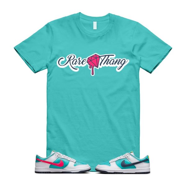 Dunk Dusty Cactus Thunder Blue White Racer Pink Laser Orange Low T Shirt Match RARE Jezsport.com