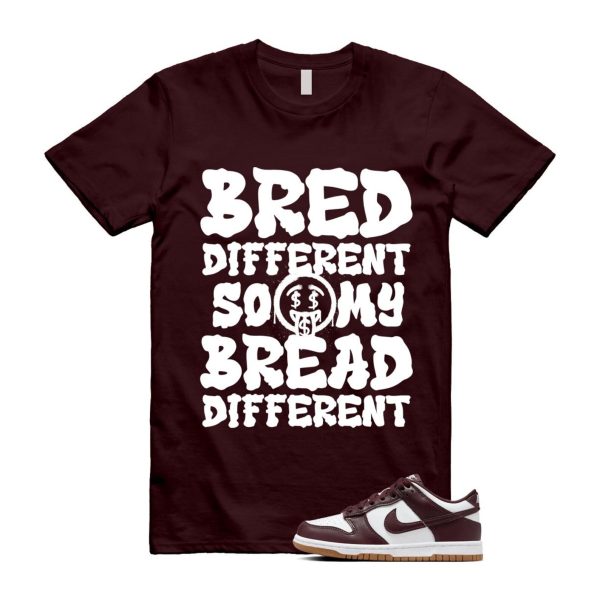 Dunk Burgundy Crush Gum Light Brown White Low T Shirt Match BDBD Jezsport.com