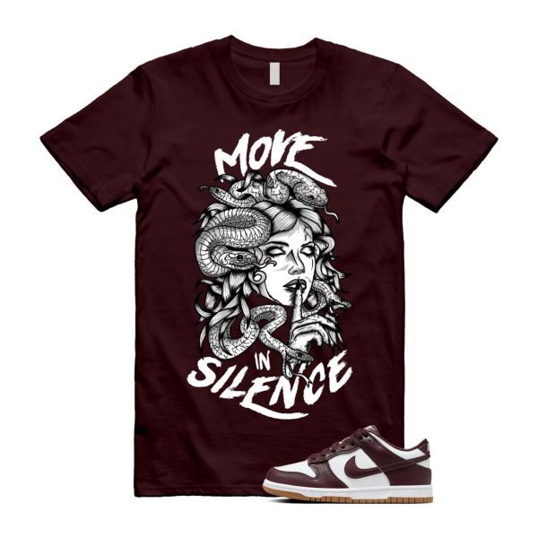 Dunk Burgundy Crush Gum Light Brown White Low T Shirt Match MIS Jezsport.com