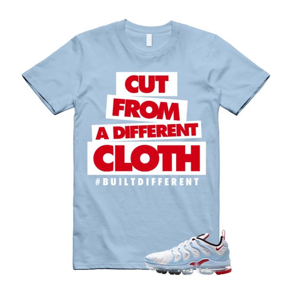 VaporMax Chicago University Red Air Plus White Psychic Blue T Shirt Match CLOTH Jezsport.com